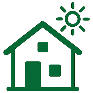 Ikona fotovoltaiky pro rodinné domy